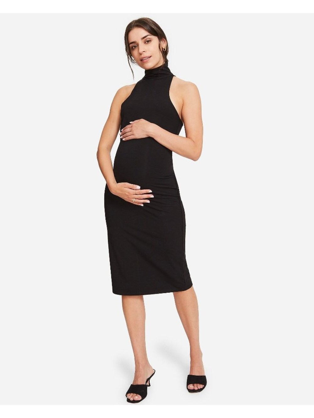 HATCH The body Halter Black Dress Size Small NEW NWT